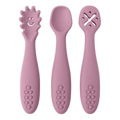 3PCS Cute Baby Learning Spoons