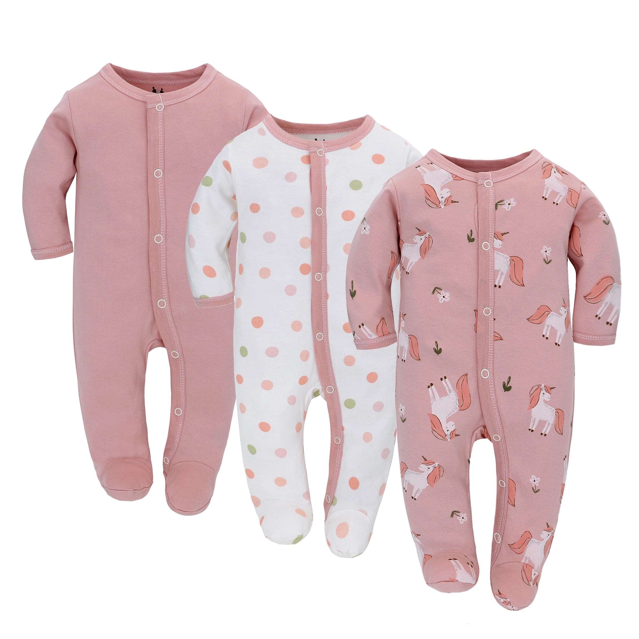 3 Pcs Versatile Baby Rompers Set