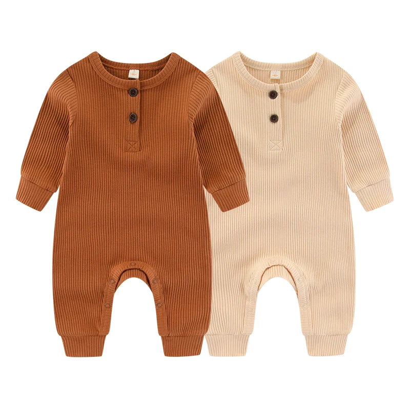 2 Pack Cotton Baby Rompers