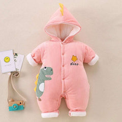 Tiny Puffer: Warm Baby Overalls for Chilly Days