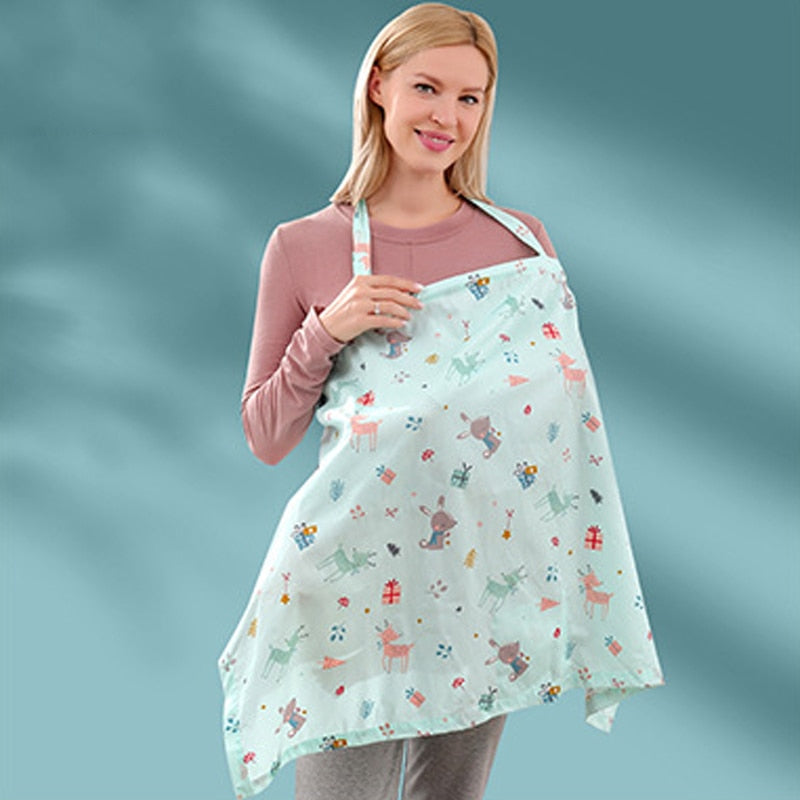 Cotton Nursing Cape | Cover for Mom and Baby