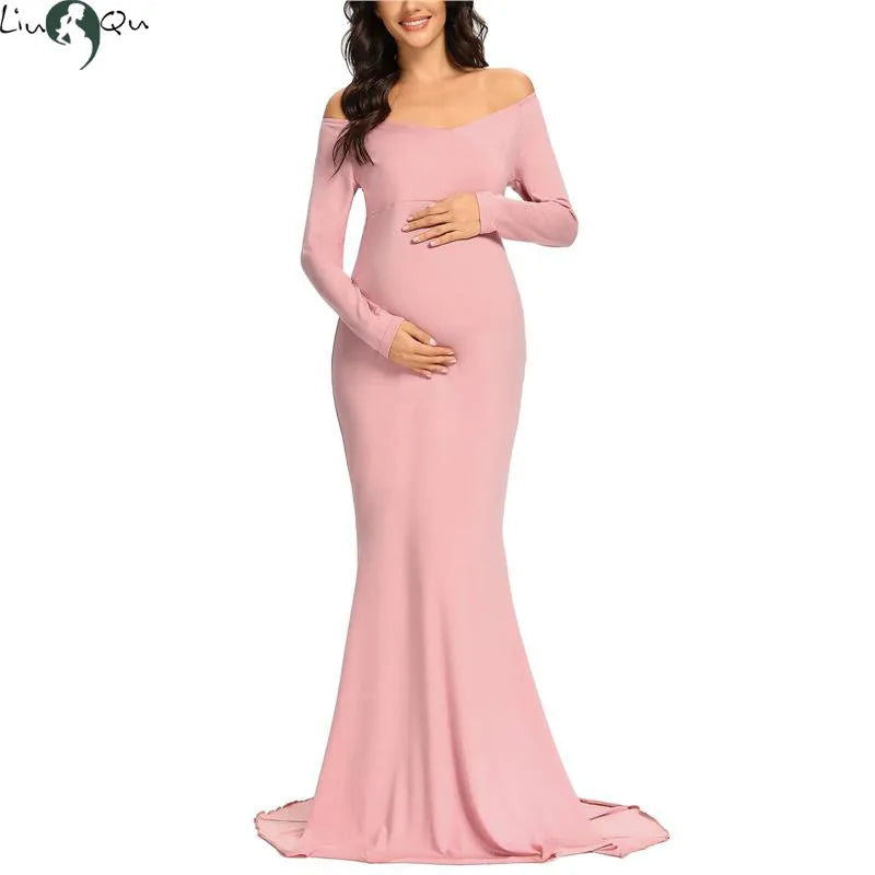 Maternity Maxi Photography Dress: Elegance Meets Comfort