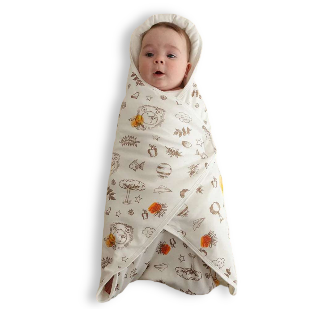 Baby Swaddle Cocoon | Gentle 100% Cotton Blanket