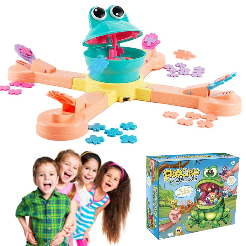 Interactive Frog Feeding Game Toy