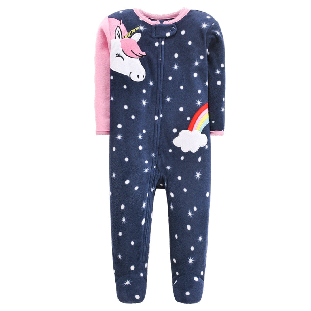 Cozy Winter Baby Jumpsuit