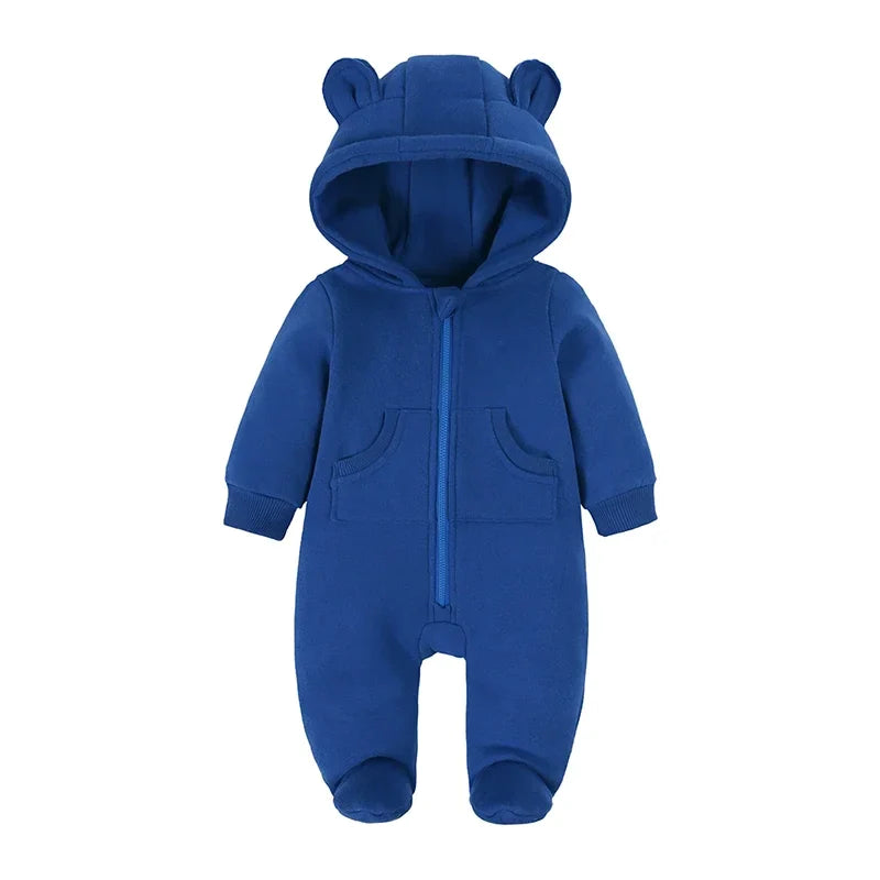 2024 Newborn Baby Winter Warm Romper