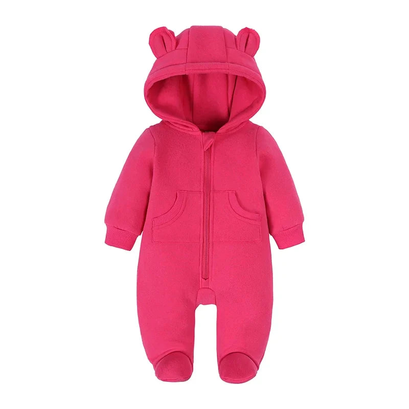 2024 Newborn Baby Winter Warm Romper