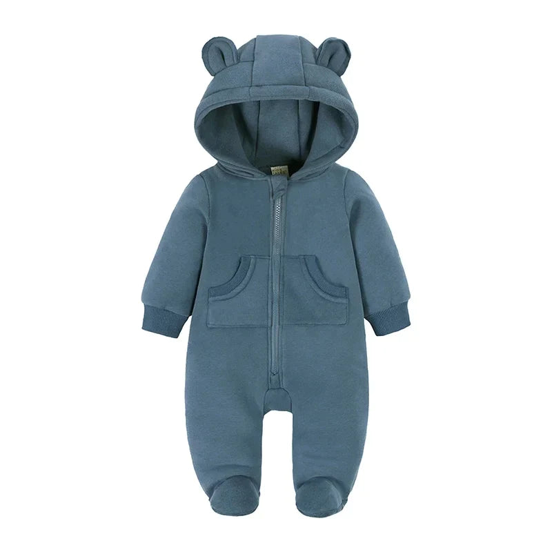 2024 Newborn Baby Winter Warm Romper