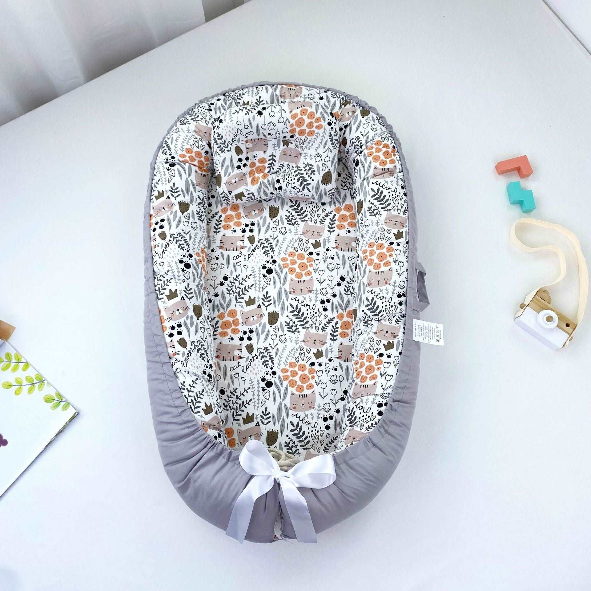 Pure Cotton Baby Nest for Newborns | Baby Lounger