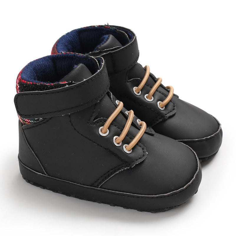 High-Top Soft Sole Baby Shoes