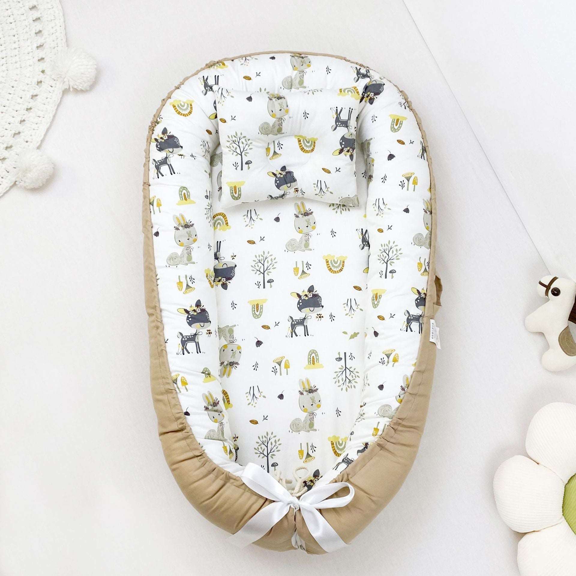 Pure Cotton Baby Nest for Newborns | Baby Lounger