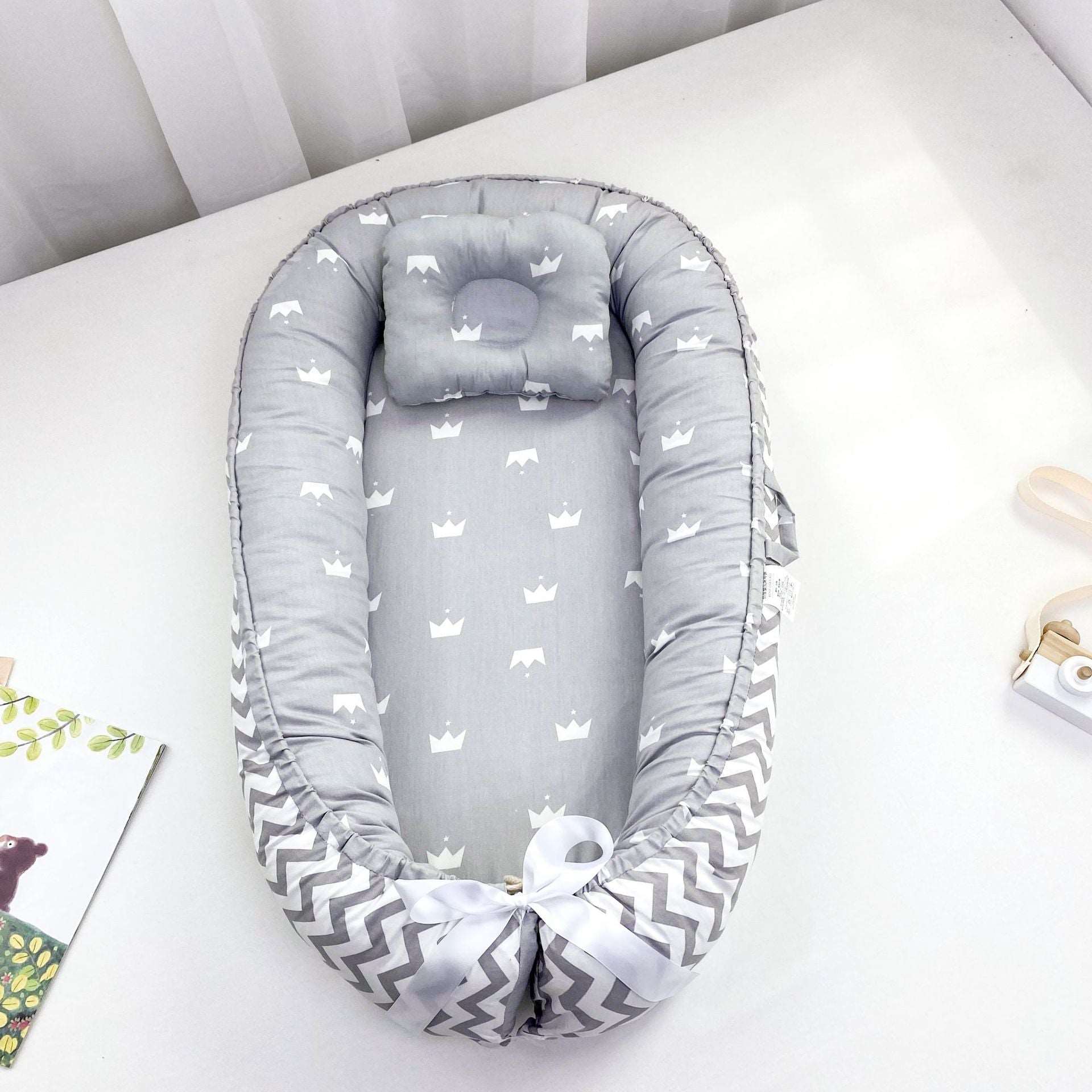 Pure Cotton Baby Nest for Newborns | Baby Lounger