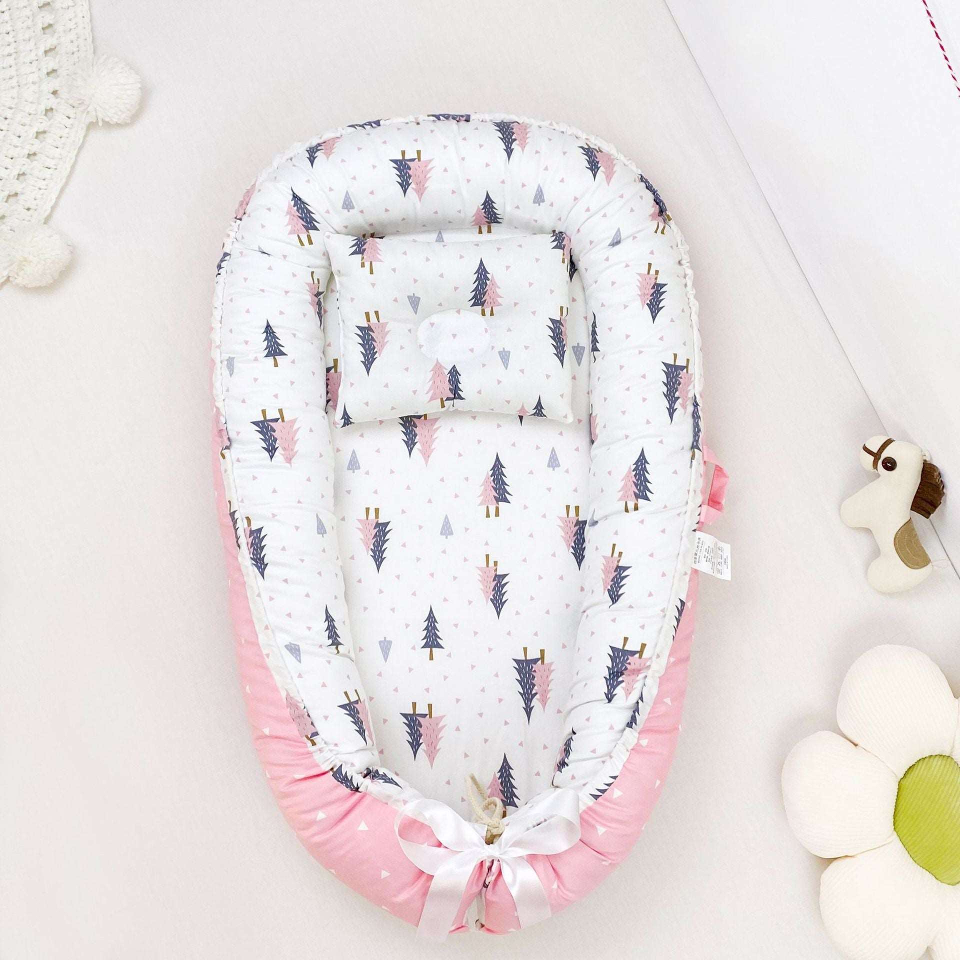 Pure Cotton Baby Nest for Newborns | Baby Lounger